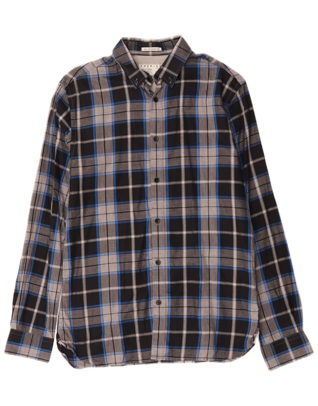 Jack & Jones Herre flannelskjorte Medium flerfarvet ternet bomuld