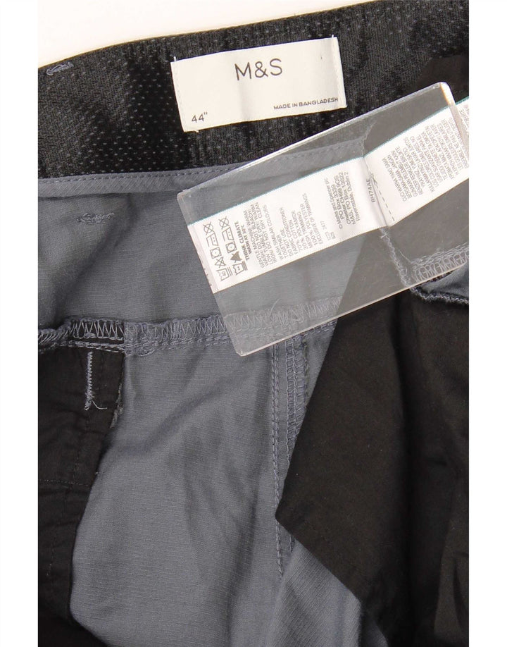 Marks & Spencer Herre Cargo Shorts W44 2XL Navyblå Bomuld