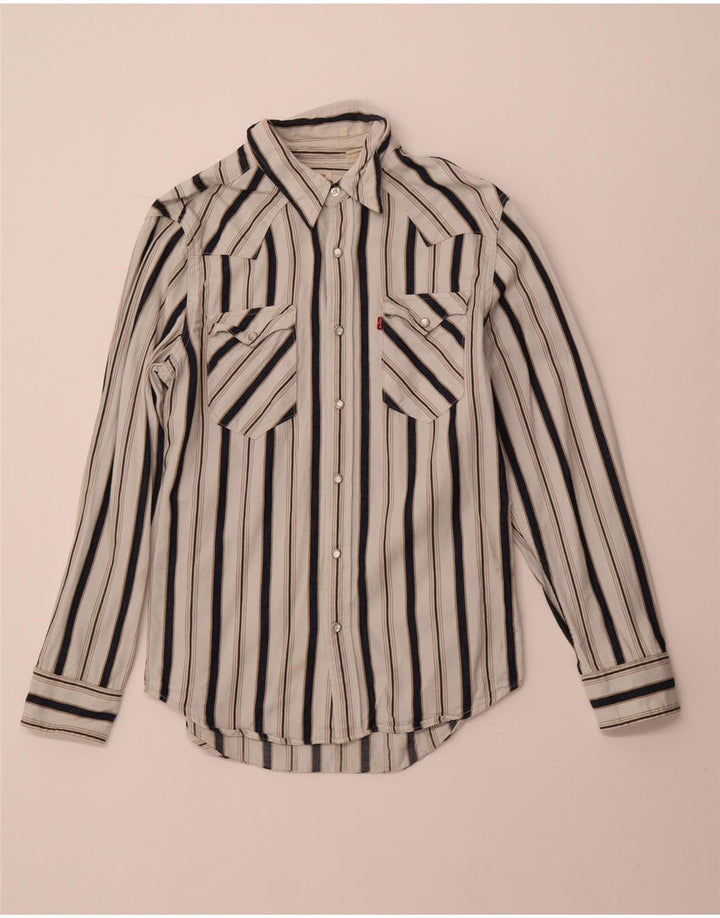 LEVI'S Flannelskjorte til mænd Lille hvid stribet