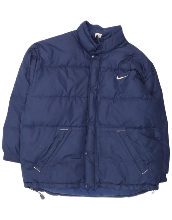 Nike polstret jakke til mænd UK 44 2XL marineblå polyester