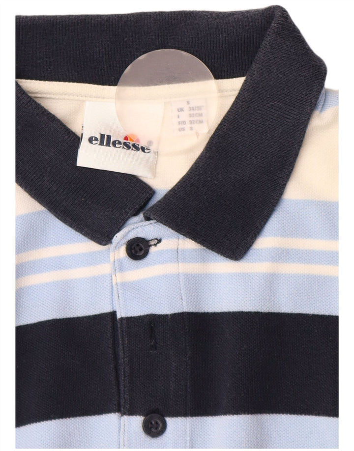 Ellesse Herre poloshirt Lille marineblå stribet bomuld
