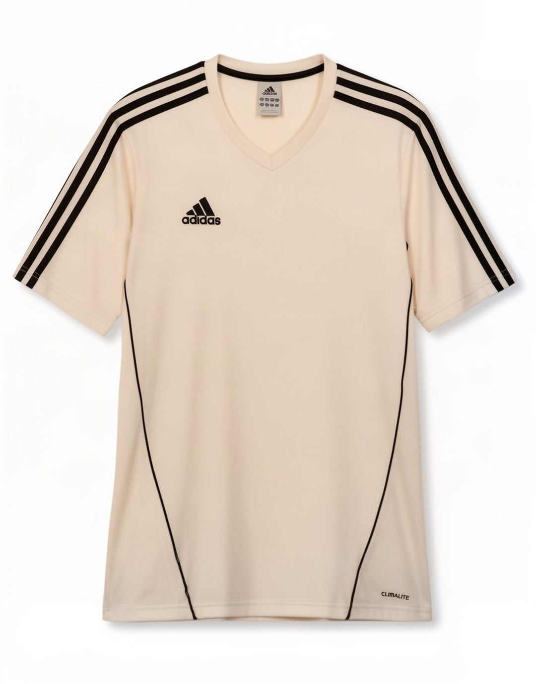 Adidas Herre Climalite T-Shirt Top Medium White Polyester