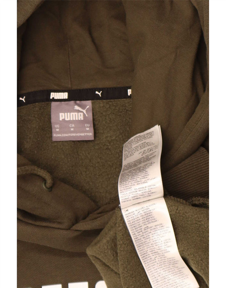 Puma Herre grafisk hættetrøje Jumper Medium Khaki Bomuld