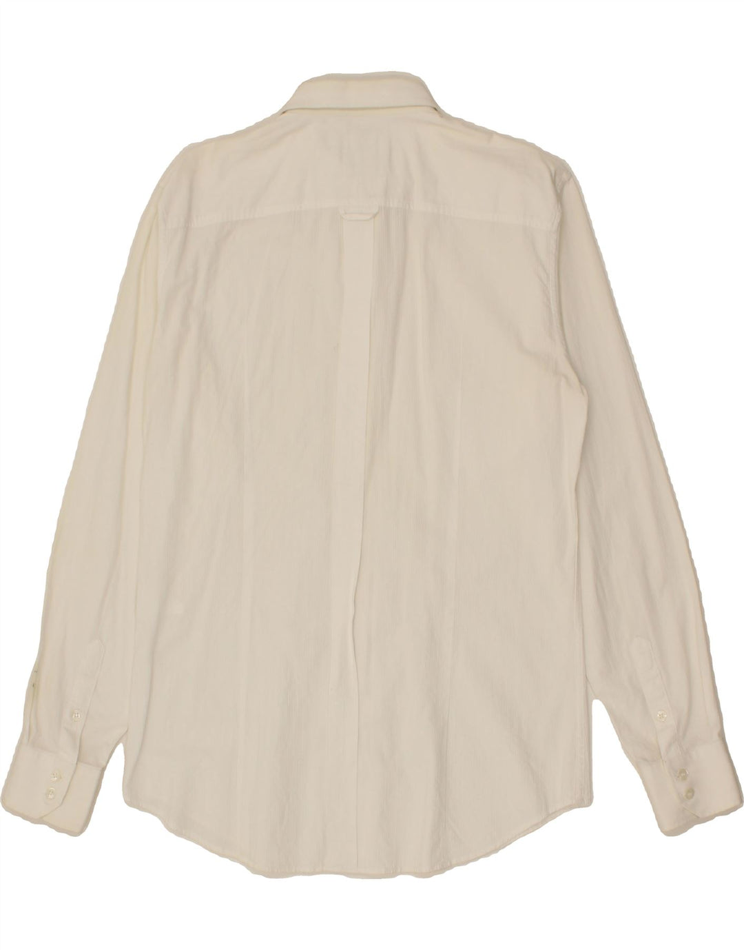 DOLCE & GABBANA Mens Shirt IT 48 Medium White Cotton Vintage Dolce & Gabbana and Second-Hand Dolce & Gabbana from Messina Hembry 