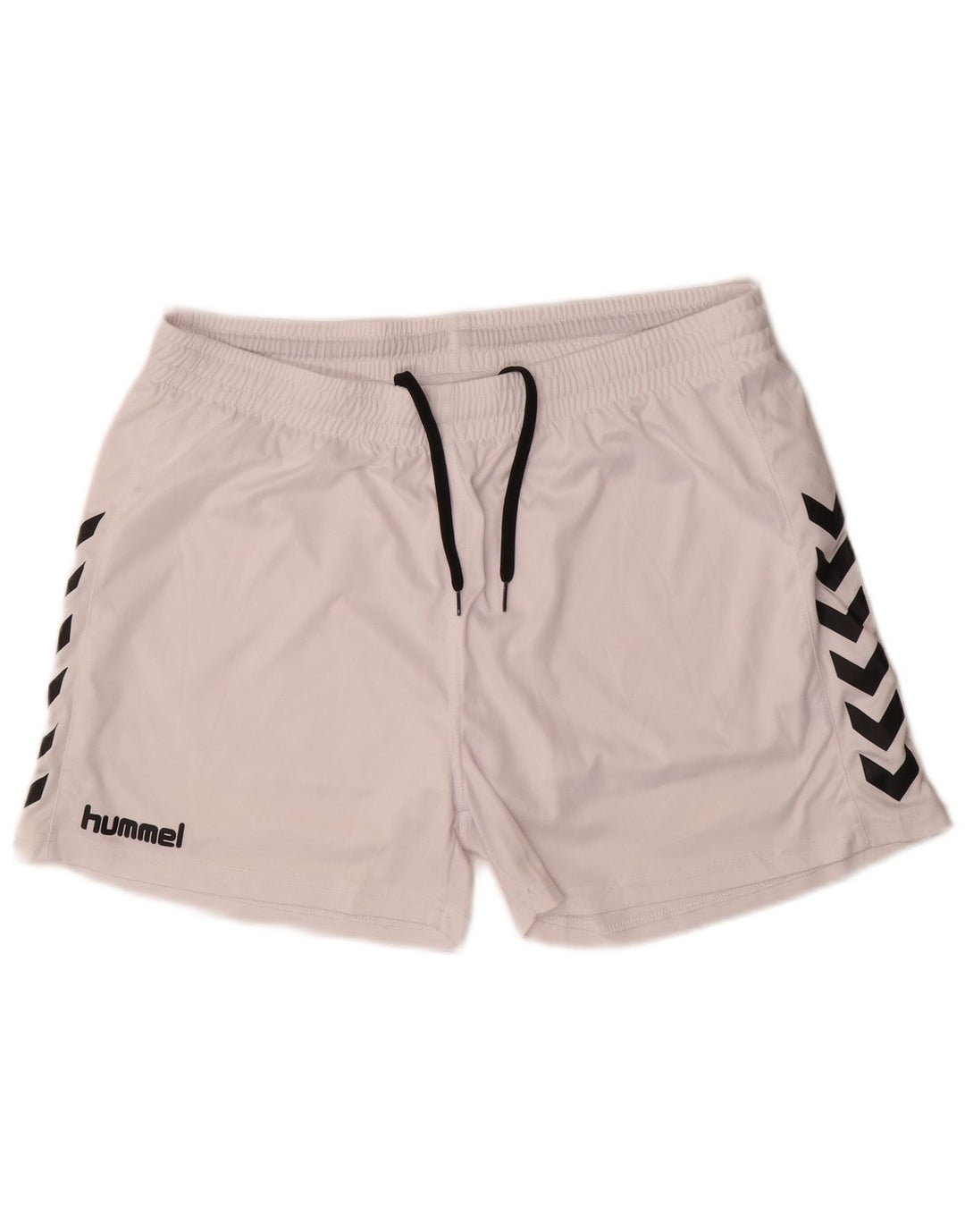 Hummel Herre grafiske sportsshorts store hvide polyester