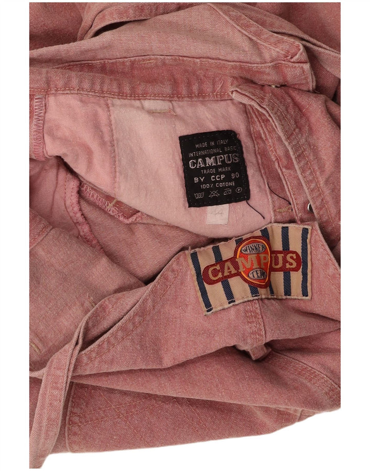 CAMPUS Damebukser Løse jeans IT 40 Small W30 L29 Pink Bomuld