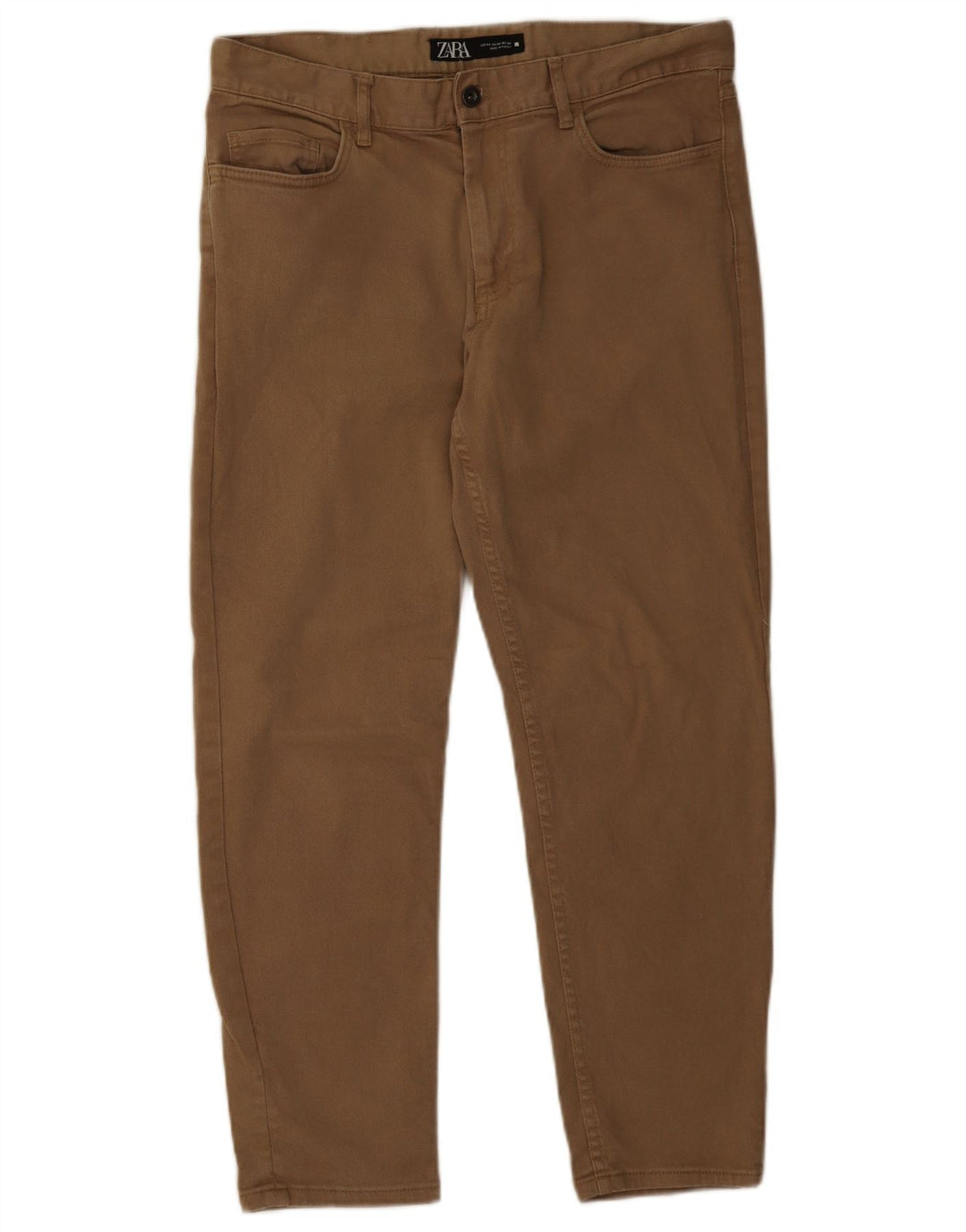 Zara Herre Slim Jeans EU 44 Large W34 L28 Beige