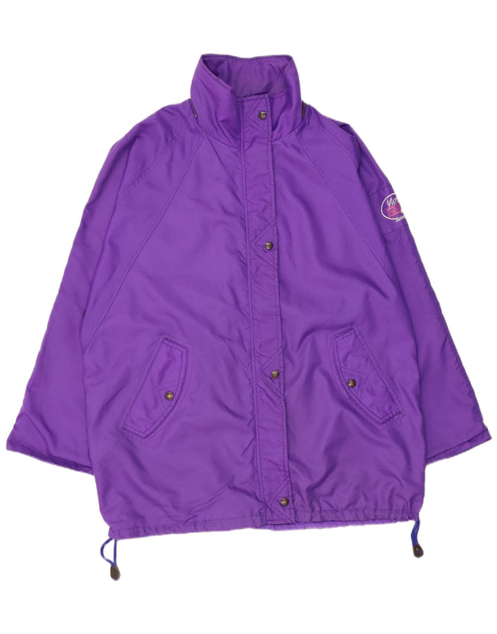 Dolomite Dame Oversized Regnfrakke UK 16 Large Purple