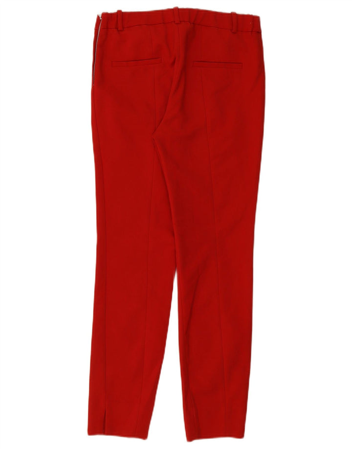 Zara Dame Slim Casual Bukser Små W26 L26 Rød