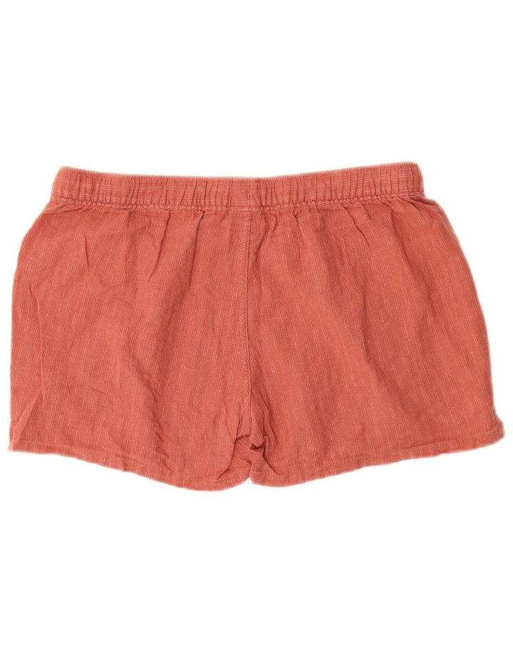 PATAGONIA Chino Shorts til kvinder Små W27 rødbrun stribet hamp