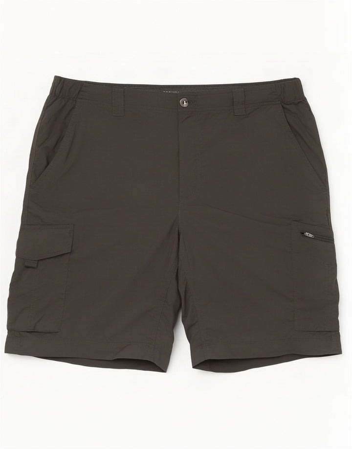 Columbia Herre Omni-Shield Cargo Shorts W38 XL Khaki Nylon