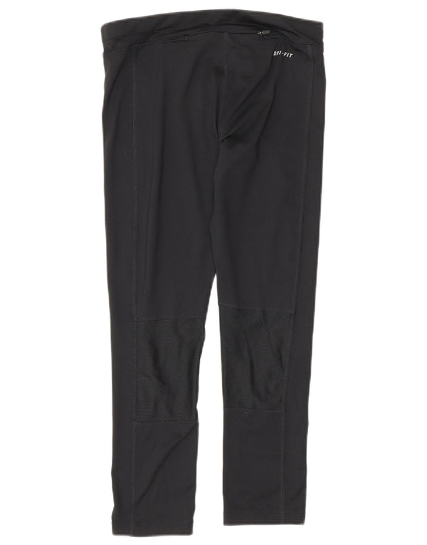 Nike Dame Dri Fit Leggings UK 6 XS Sort Polyester