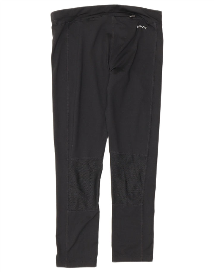 Nike Dame Dri Fit Leggings UK 6 XS Sort Polyester