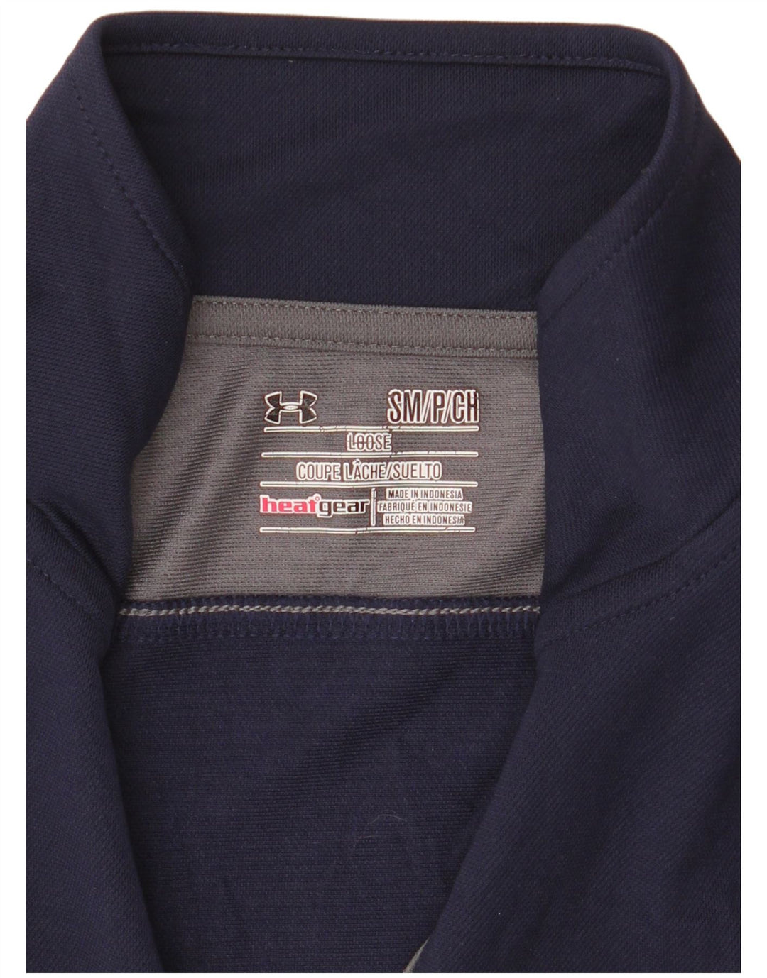Under Armour Herre Heat Gear Træningsdragt Top jakke Small Navy Blue