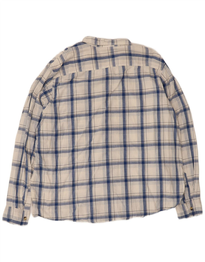 Wrangler herreskjorte 2XL hvid ternet bomuld