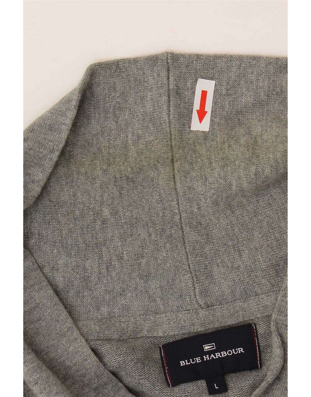 Marks & Spencer Herre Cardigan Sweater Stor Grå Bomuld