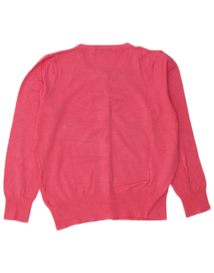 Marks & Spencer dame cardigan sweater UK 12 Medium Pink Viscose