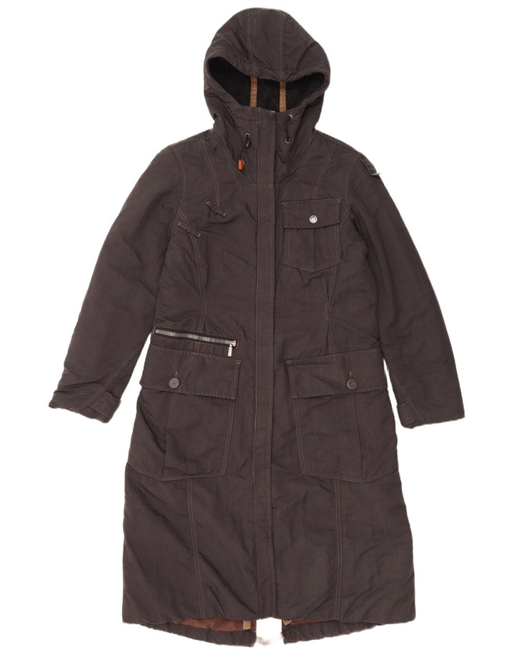 Murphy & Nye Dame Oversized Parka Jacket UK 10 Small Black Polyamide