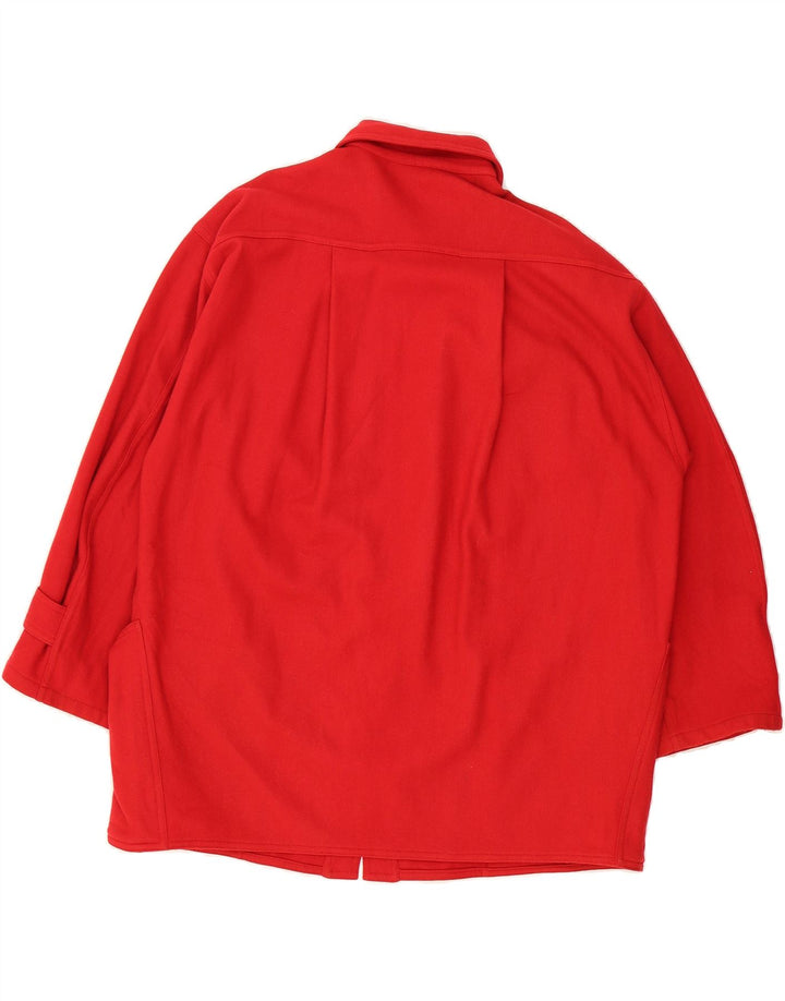 MARELLA Womens Oversized Windbreaker Jacket UK 10 Small  Red Vintage Marella and Second-Hand Marella from Messina Hembry 