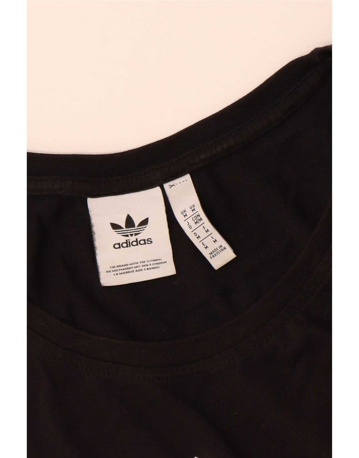 Adidas Herre Grafisk Vest Top Medium Sort Bomuld