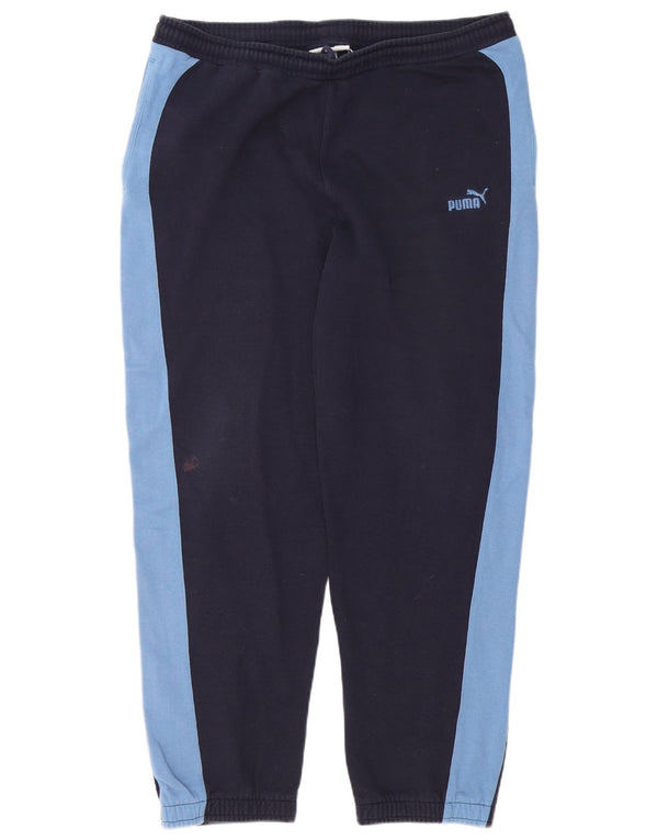 PUMA Træningsdragt til mænd Joggers Large Navy Blue Colourblock