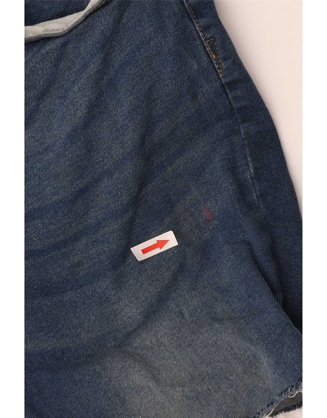 French Connection Skinny Denim Shorts til mænd W32 Medium Blue Cotton