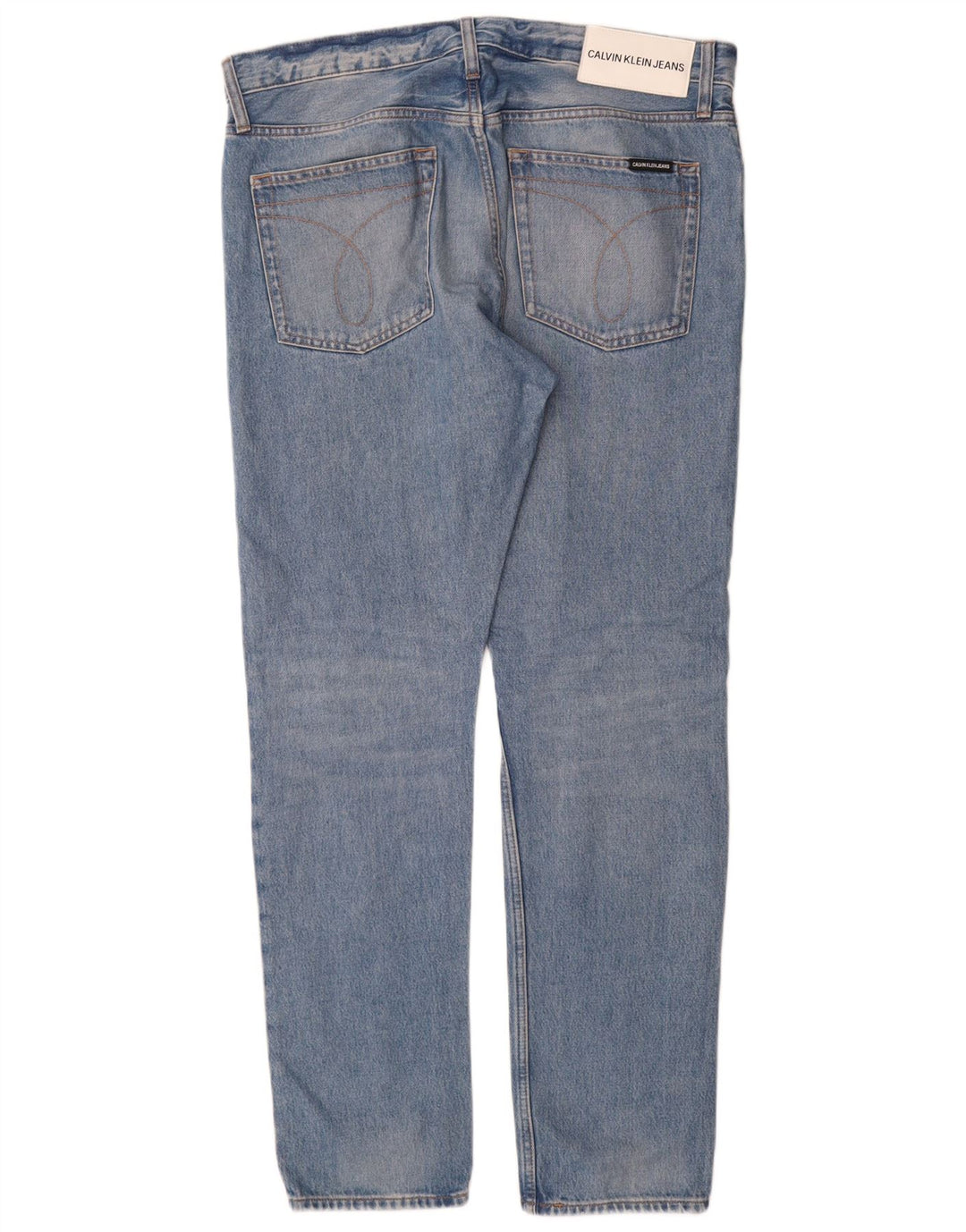 Calvin Klein Herre Slim Jeans W34 L32 Blå Bomuld