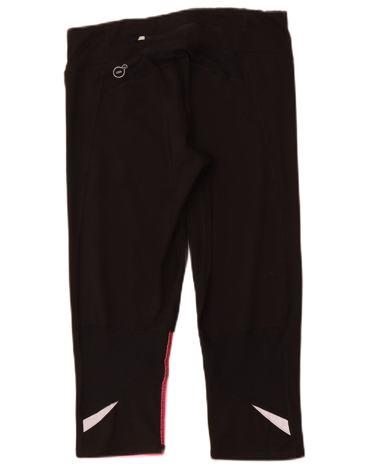 Puma Capri Leggings til kvinder UK 12 Medium Sort Colourblock Polyester