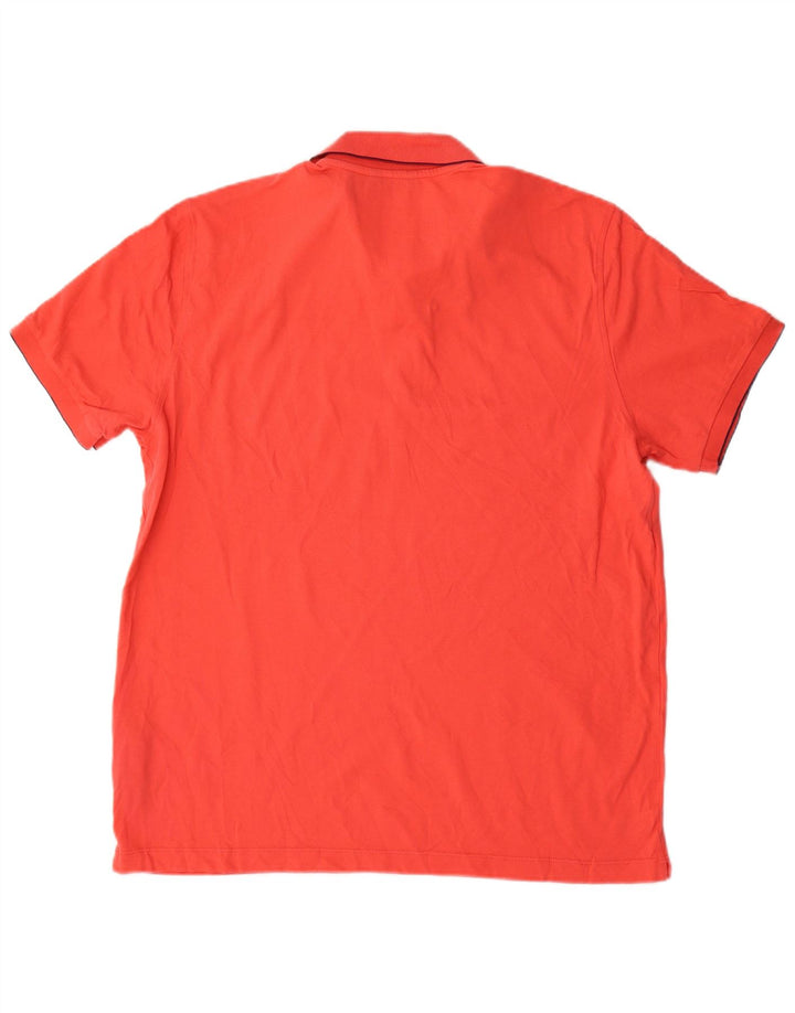 Massimo Dutti Herre Polo Shirt XL Rød Bomuld