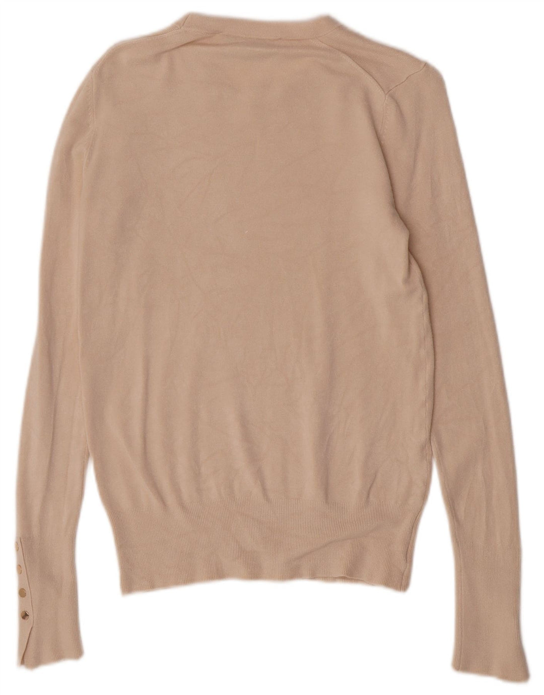 Zara Dame sweater med rund hals DK 12 Medium Beige Viscose
