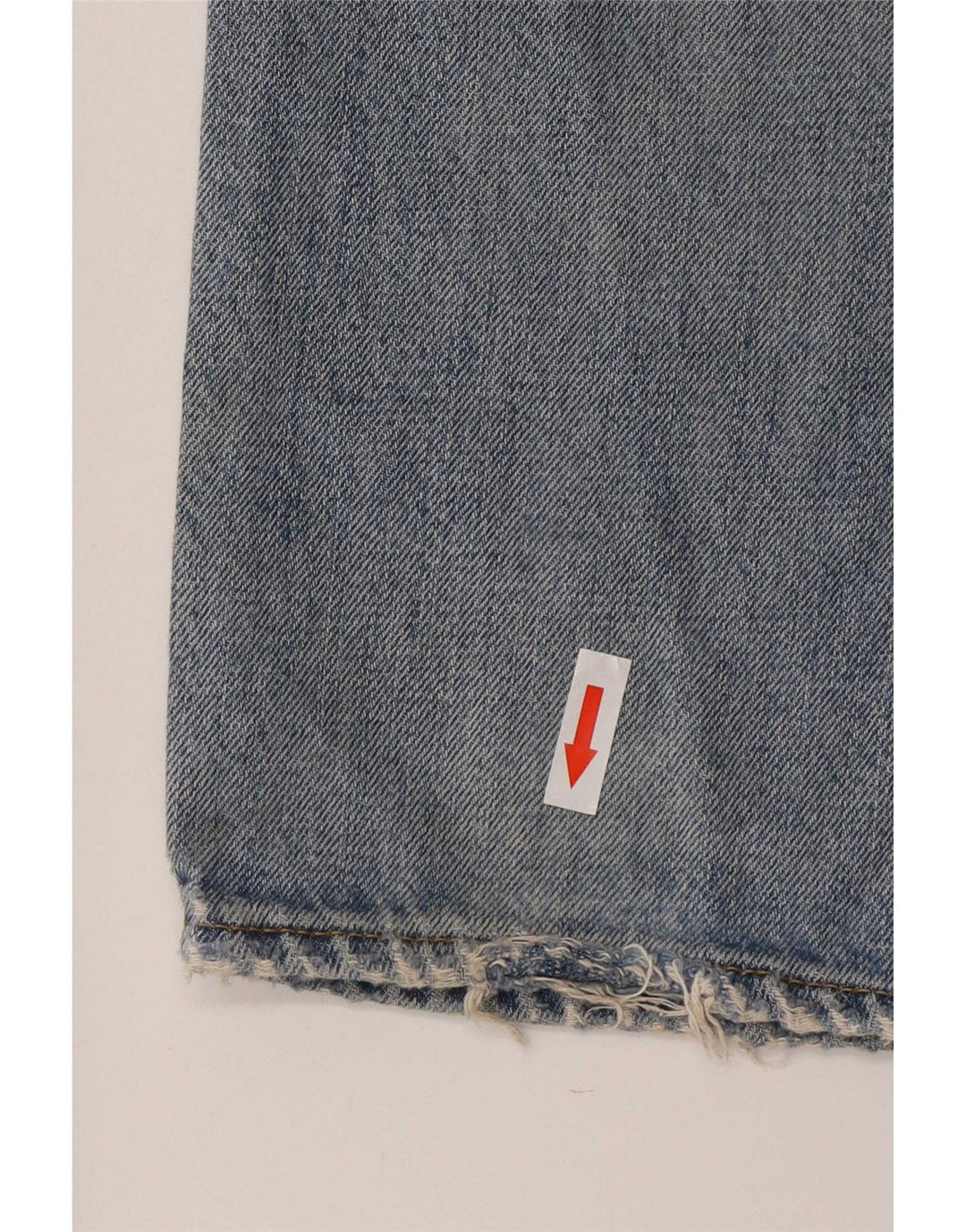 Carhartt Herre Distressed Straight Jeans W34 L34 Blå Bomuld
