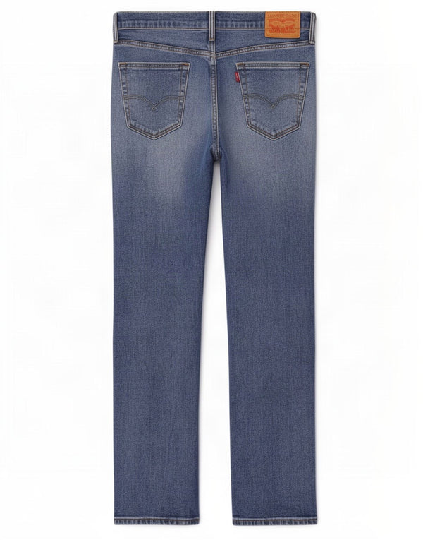 Levi's Mens Straight Jeans W34 L32 Blue Cotton