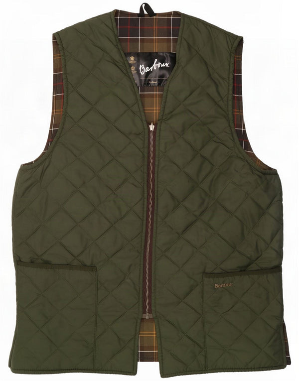 Barbour Mens Quilted Gilet UK 40 Large Green