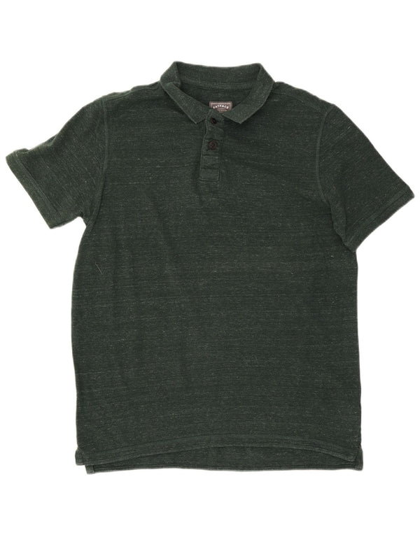 Fat Face Herre poloshirt XL Grøn Flecked Bomuld