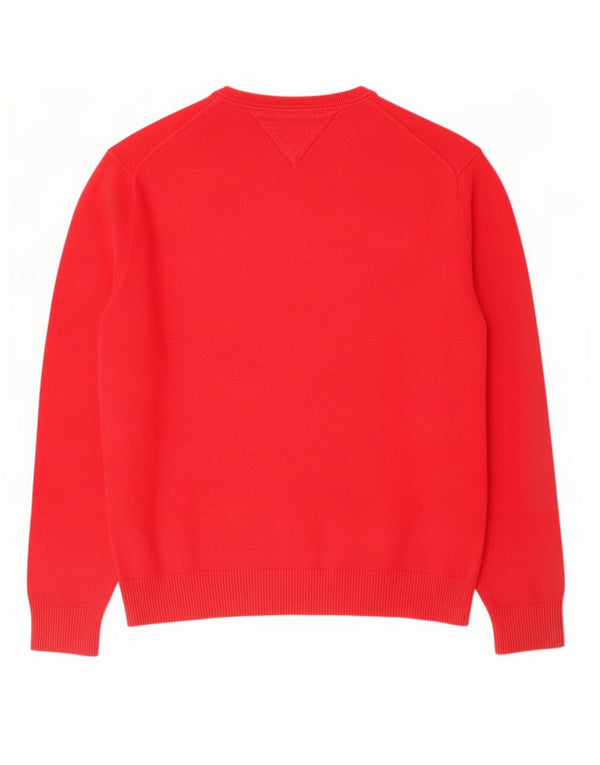 Tommy Hilfiger Herre V-hals sweater XL Rød Bomuld