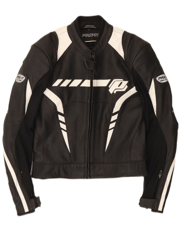 Probiker Herre grafisk racerjakke IT 48 Medium Sort Colourblock