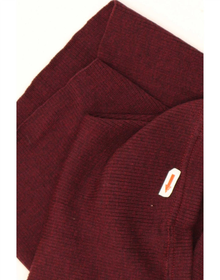 Sevres lige nederdel til kvinder IT 44 Medium W34 Burgundy New Wool