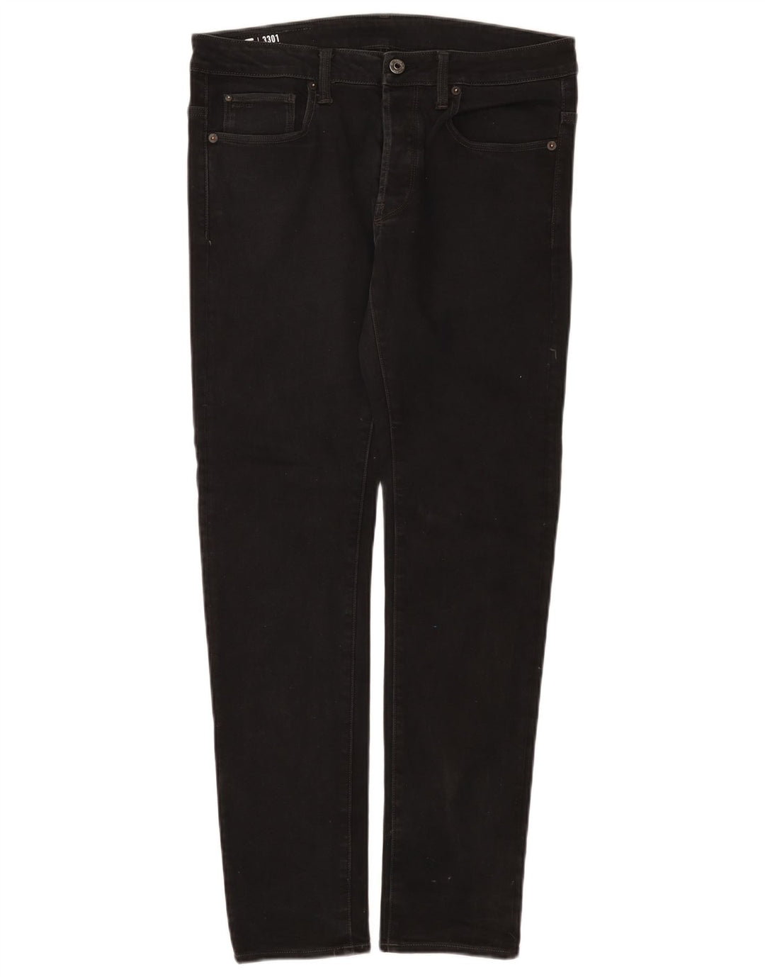 G-Star Herre Slim Jeans W32 L32 Sort Bomuld