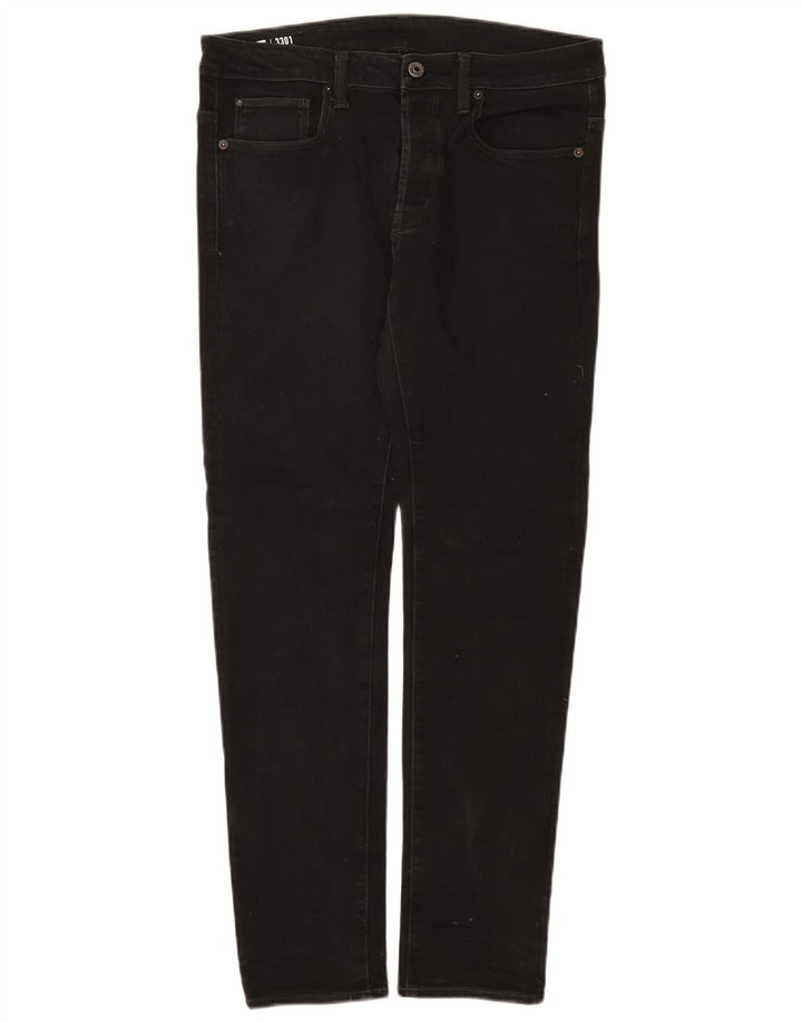 G-Star Herre Slim Jeans W32 L32 Sort Bomuld