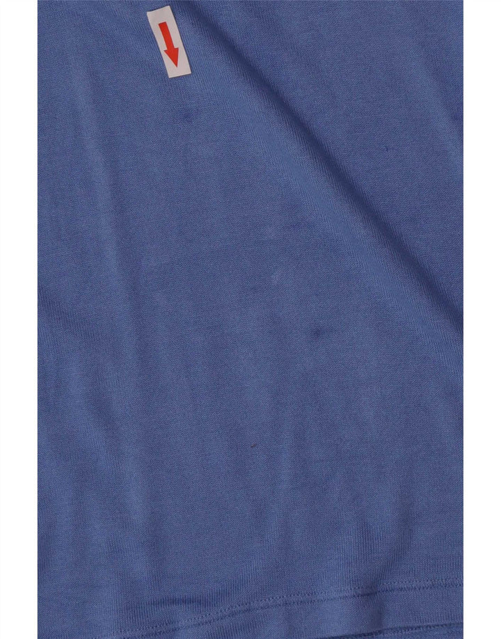 Marks & Spencer Dametop Langærmet UK 16 Large Blue Viscose