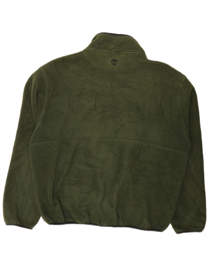 Timberland Herre Fleecejakke UK 40 Stor Grøn Polyester