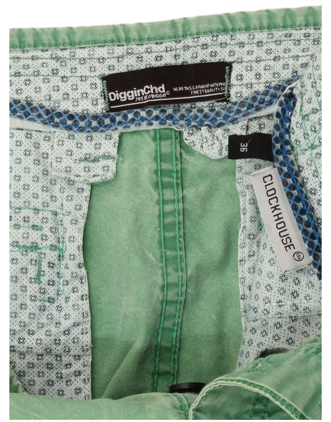 CLOCK HOUSE Herre Cargo Shorts W36 Large Green