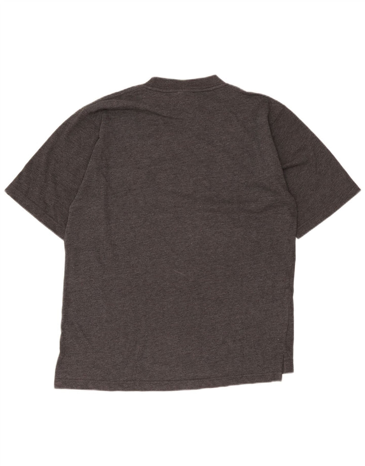 Asics Herre Loose Fit T-Shirt Top Lille grå Flecked Bomuld
