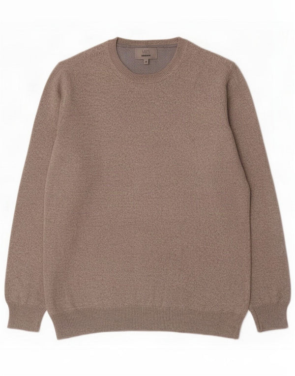 Marks & Spencer Herre sweater med rund hals Medium Grey Flecked