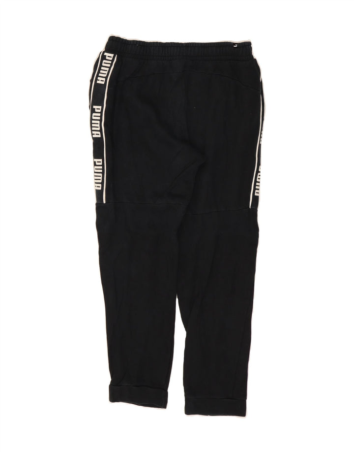 PUMA Mens Graphic Tracksuit Trousers Joggers Large  Black Cotton Vintage Puma and Second-Hand Puma from Messina Hembry 