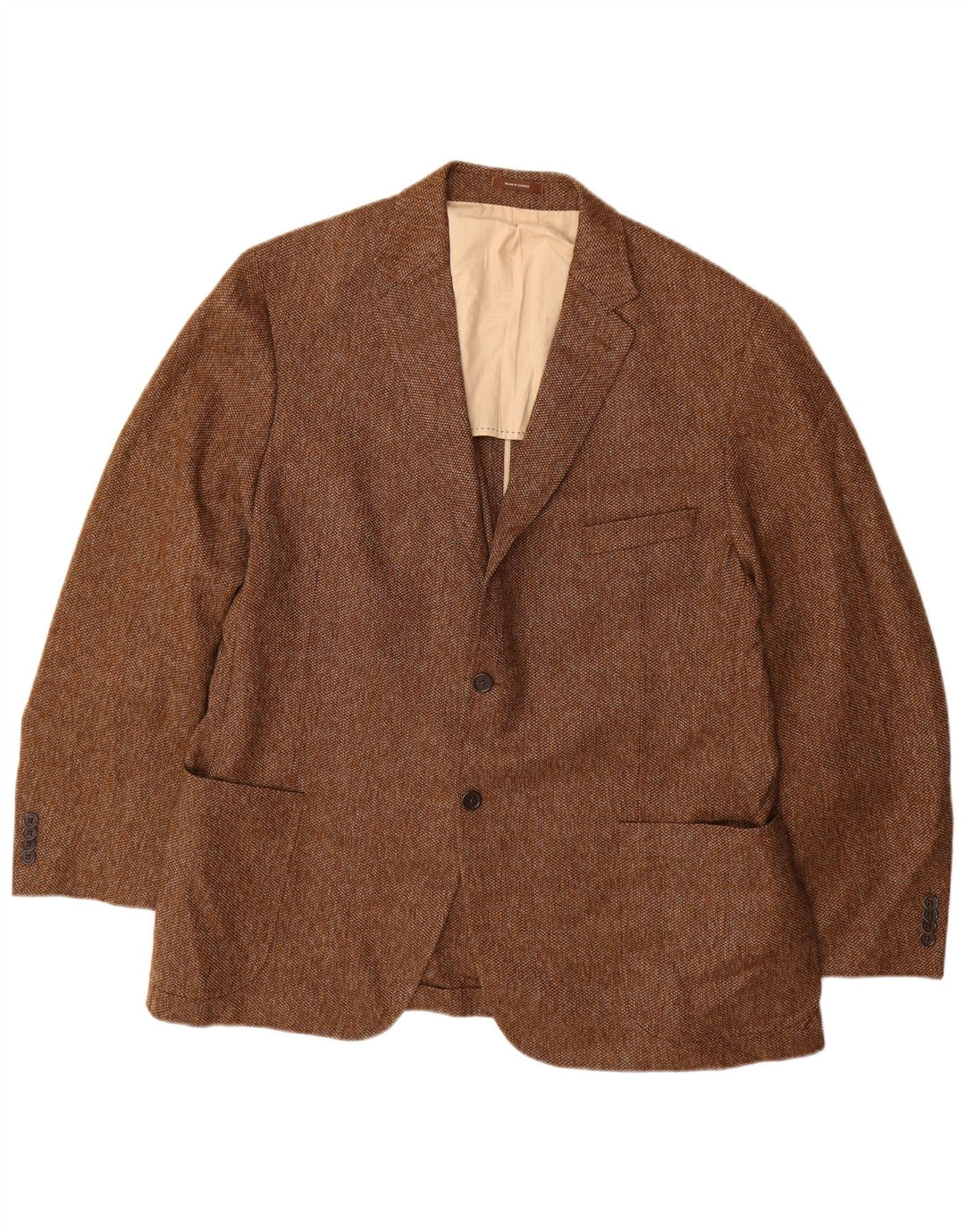 PETER MILLAR Herre 2-knaps blazerjakke UK 40 Stor Brun