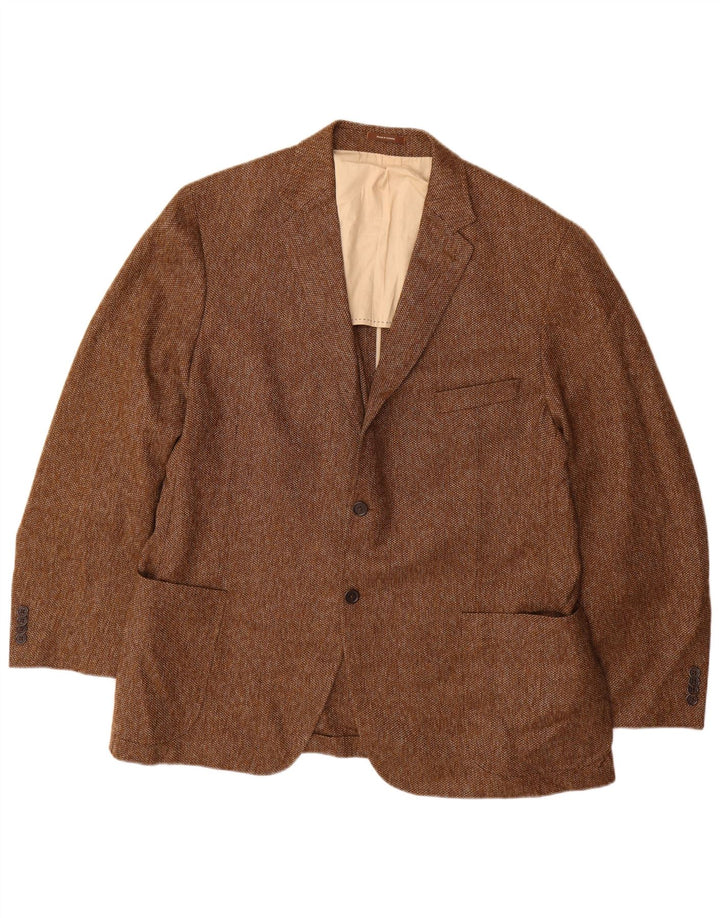 PETER MILLAR Herre 2-knaps blazerjakke UK 40 Stor Brun