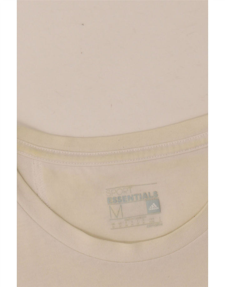ADIDAS Herre Climalite Grafisk T-Shirt Top Medium White