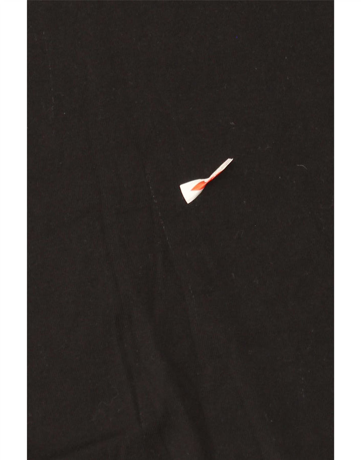 Dkny Herre Polo Shirt Stor Sort Bomuld