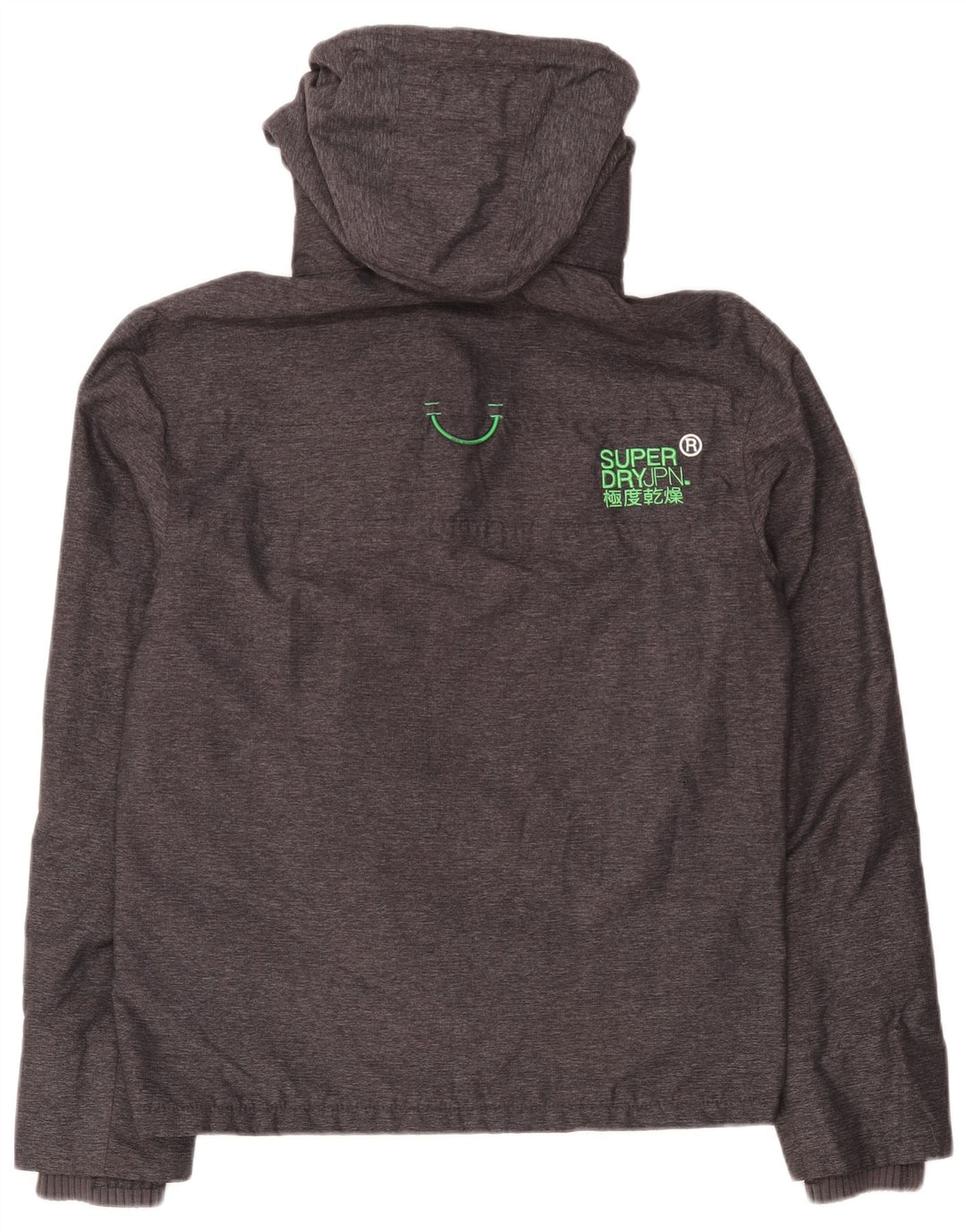 Superdry Windcheater Windbreaker Jacket UK 38 Medium Grey Flecked